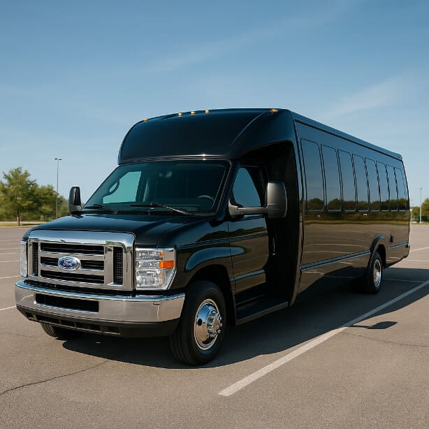 Charter Bus Rental Fayetteville 18 Passenger Minibus
