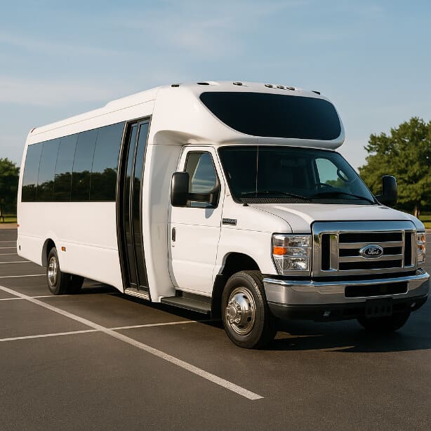 Charter Bus Rental Fayetteville 20 Passenger Minibus